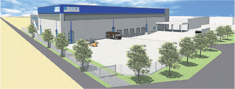 Pieron baut Logistikhalle
