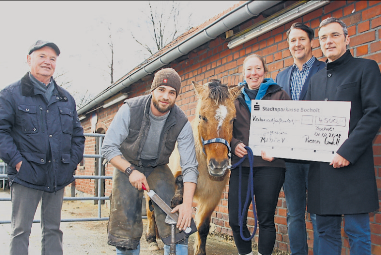 4500 Euro für die Jugendfarm Mit Dir- Pieron